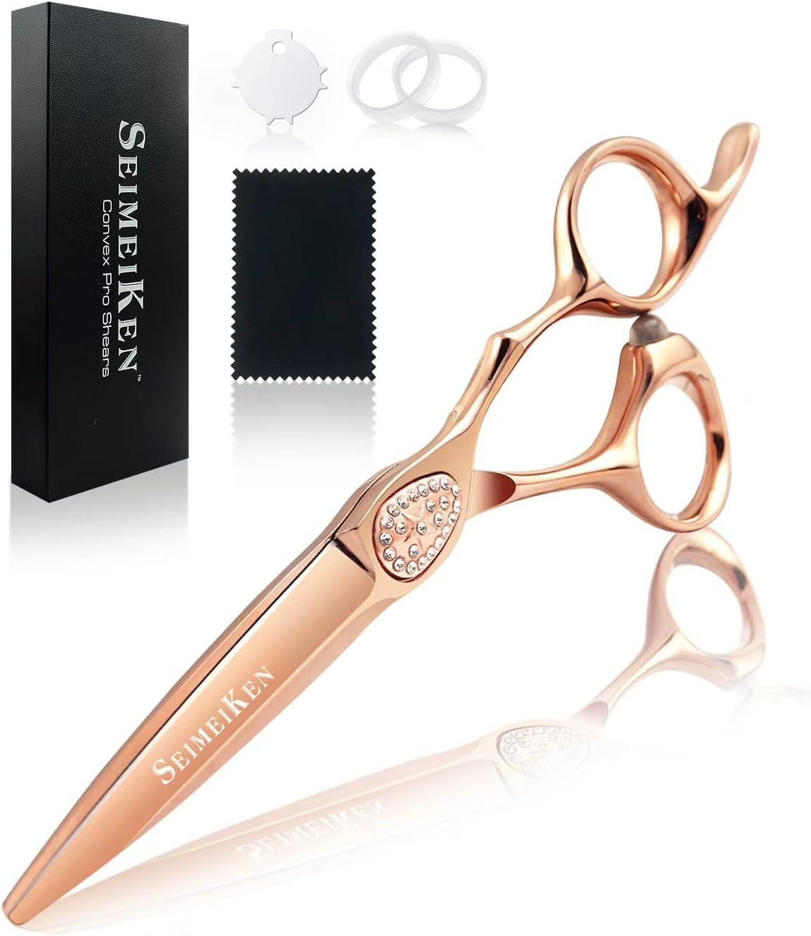 Professional Hair Cutting Scissors Set - Japanese 440C Stainless Steel Shears for Stylists | Thinning & Barber Scissors