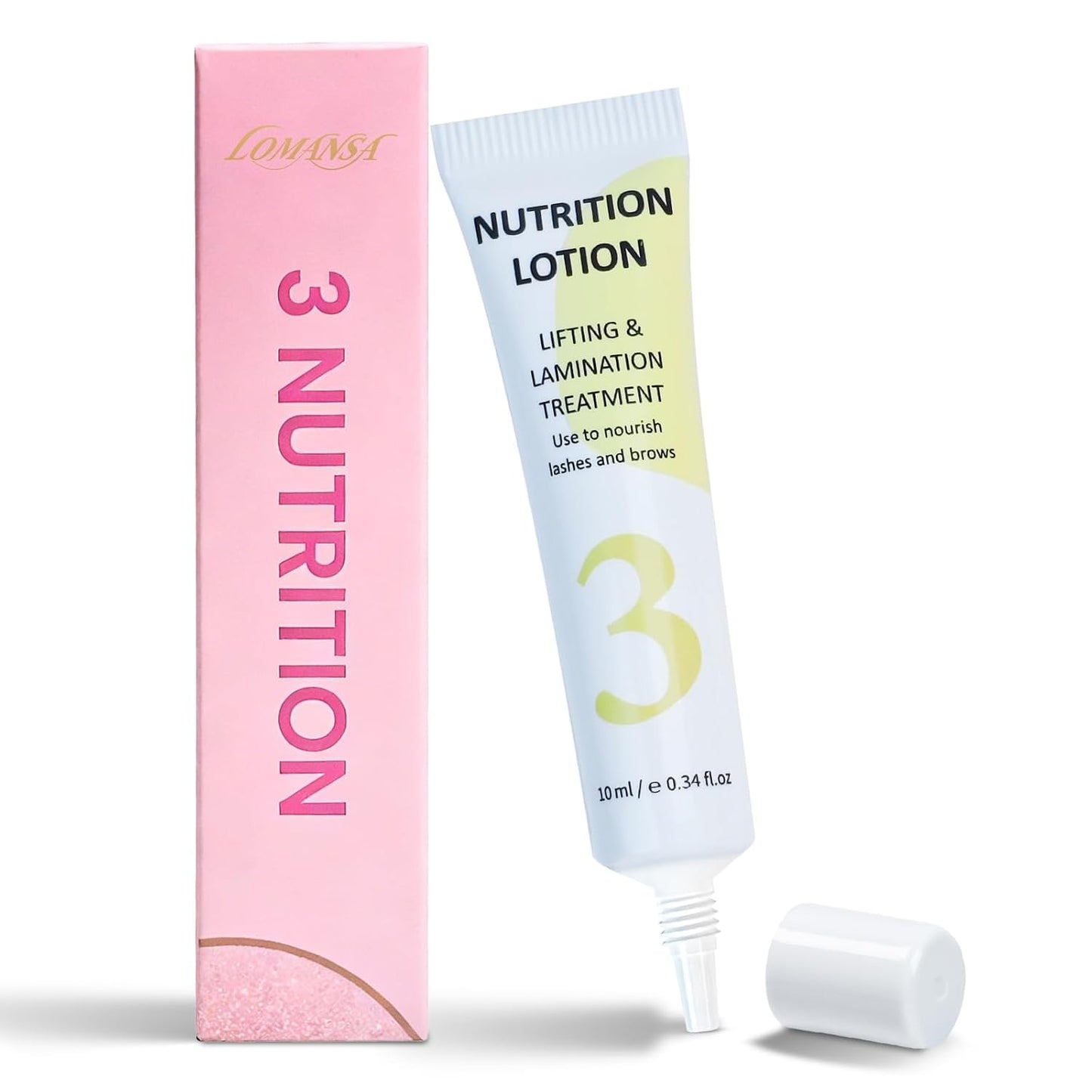 Lash Lifting Solution - DIY Lash Lift Lotion for Home Use | Precision Slim-Tip Tube for Controlled Application
