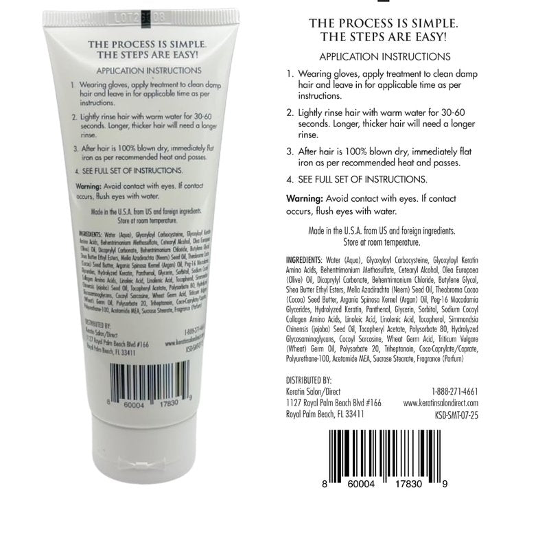Keratin Hair Treatment - Frizz Control & Smoothing Cream | 4 oz, Formaldehyde Free for Curly & Damaged Hair