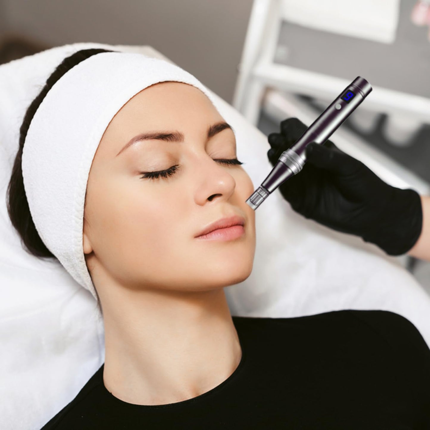 Microneedling Derma Roller Pen - 0.25mm Skin Care Tool for Home Use | Ideal for Men & Women