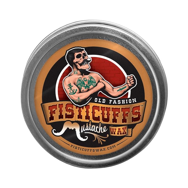 Fisticuffs Stronghold Mustache Wax - Original Citrus Scent, 1oz