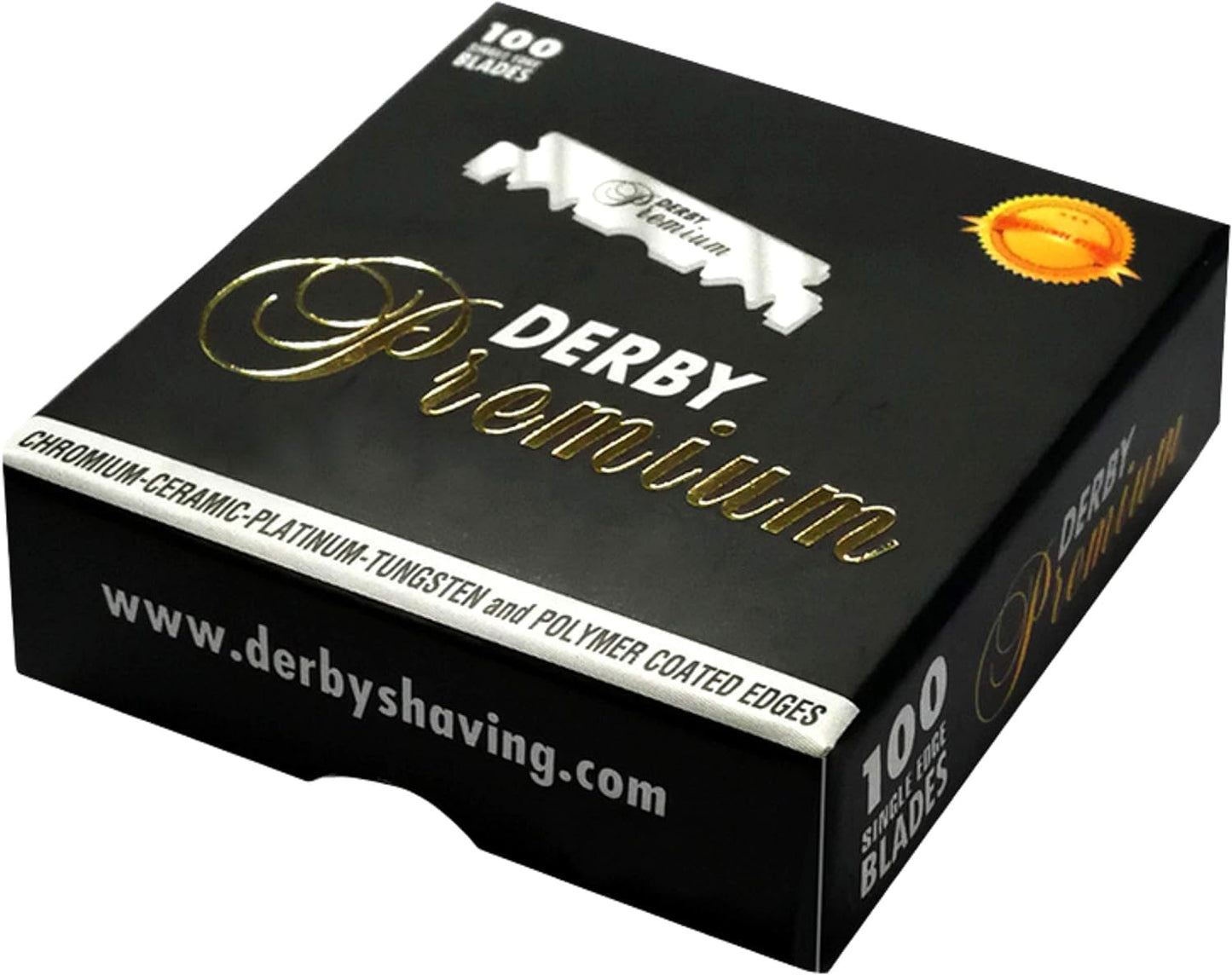 300 "Derby Premium" Single Edge Razor Blades for straight razor