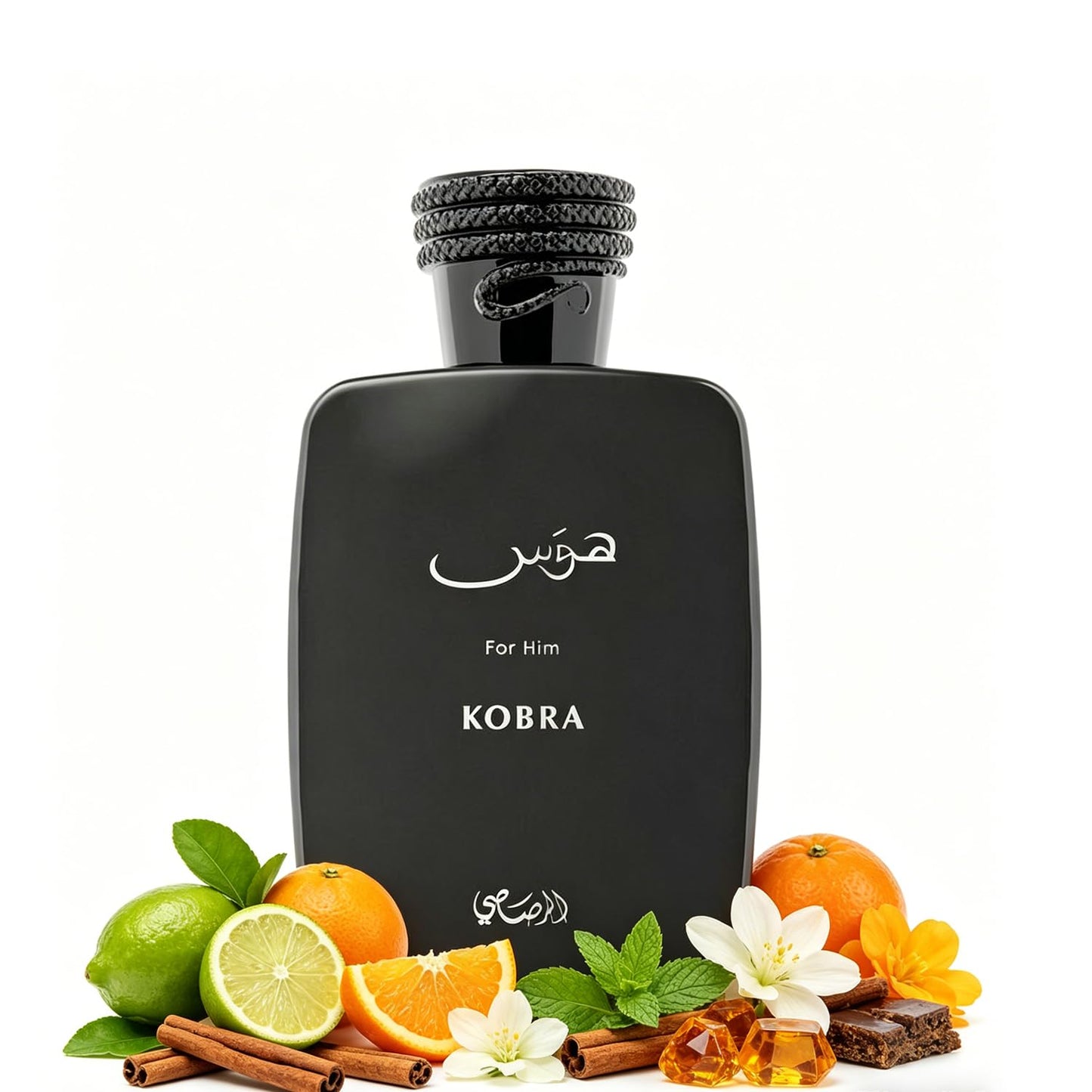 KOBRA Eau de Parfum Spray for Men - 3.4 Fl Oz | Long-Lasting Fragrance