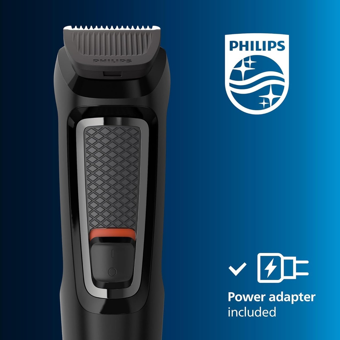 Philips Norelco Multigroom Trimmer - 9-in-1 Grooming Kit with 13 Attachments | Versatile Hair & Beard Care