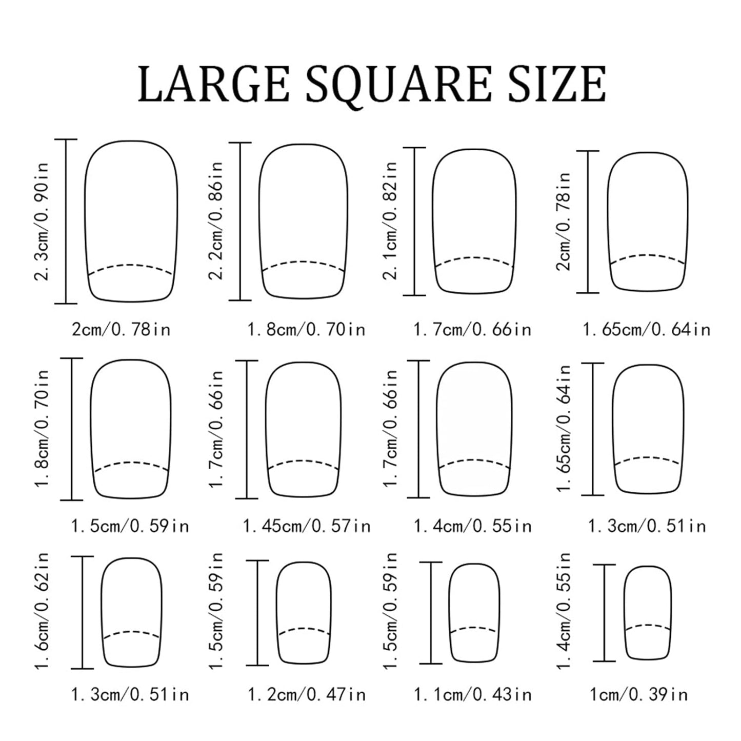 Rainbow Polka Dot Press-On Nails | Medium Square Colorful Acrylic Full Cover | 24 Pcs Reusable Summer Design