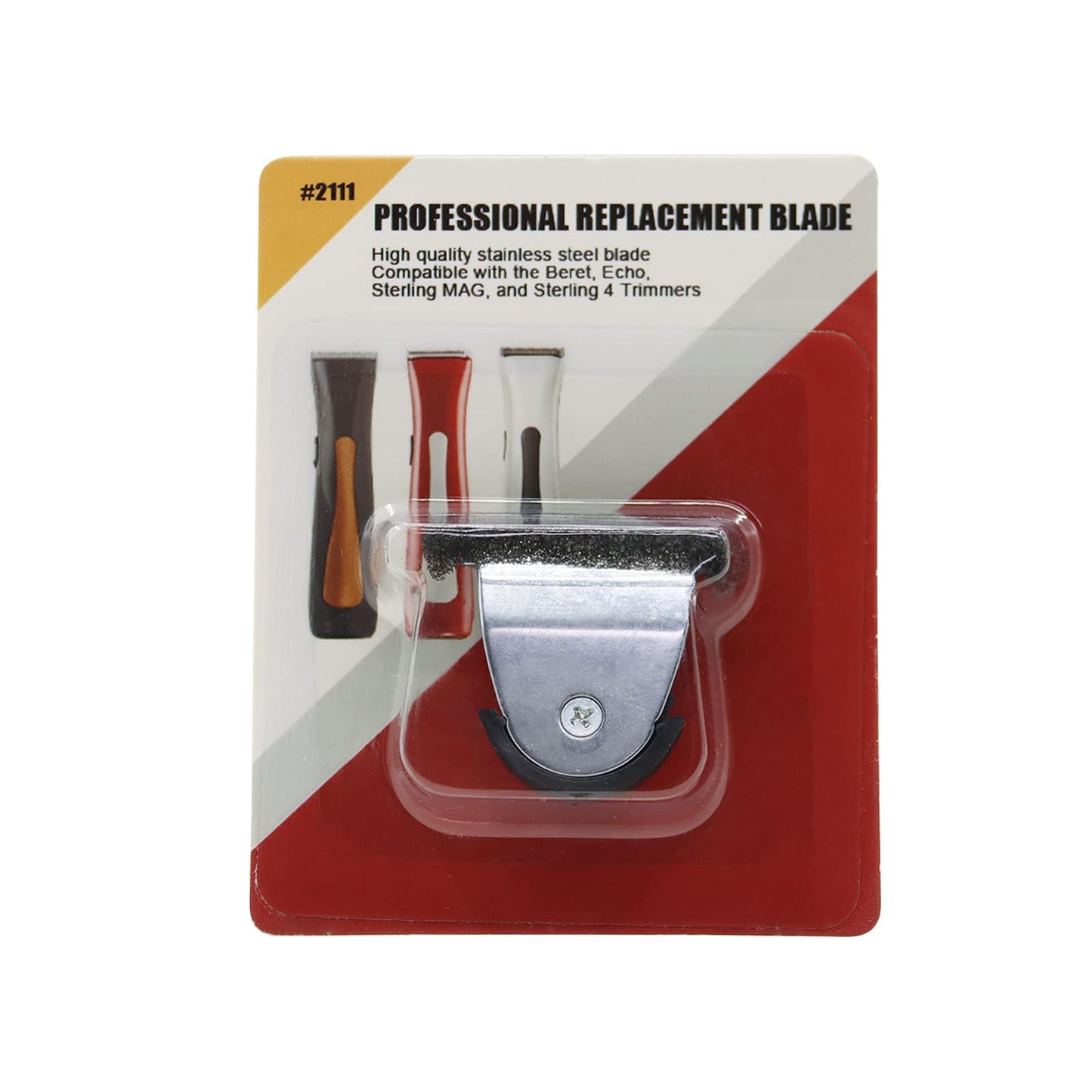 Clipper Replacement Blades #2111 Blade Compatible with Wahl MagTrimmers 8841/8143 /8700- Fits Professional Barbers and Stylists (1Pack)