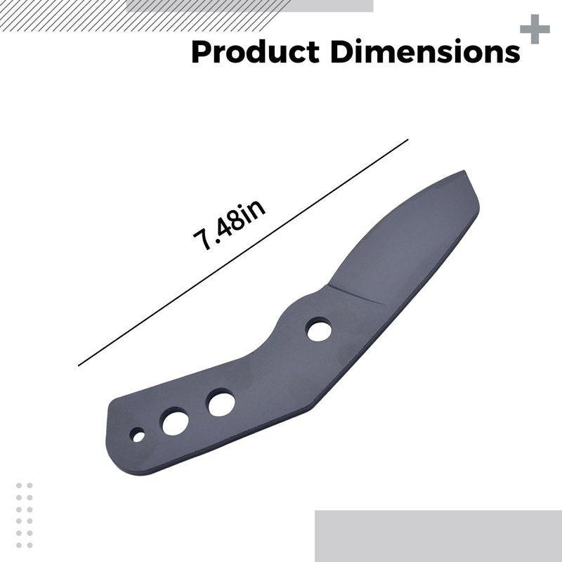 Heavy Duty Lopper Blades, 2 Pcs Replacement, Model 001, Sk5 Steel, Easy Three-Hole Install, Fits Most Bypass Pruners