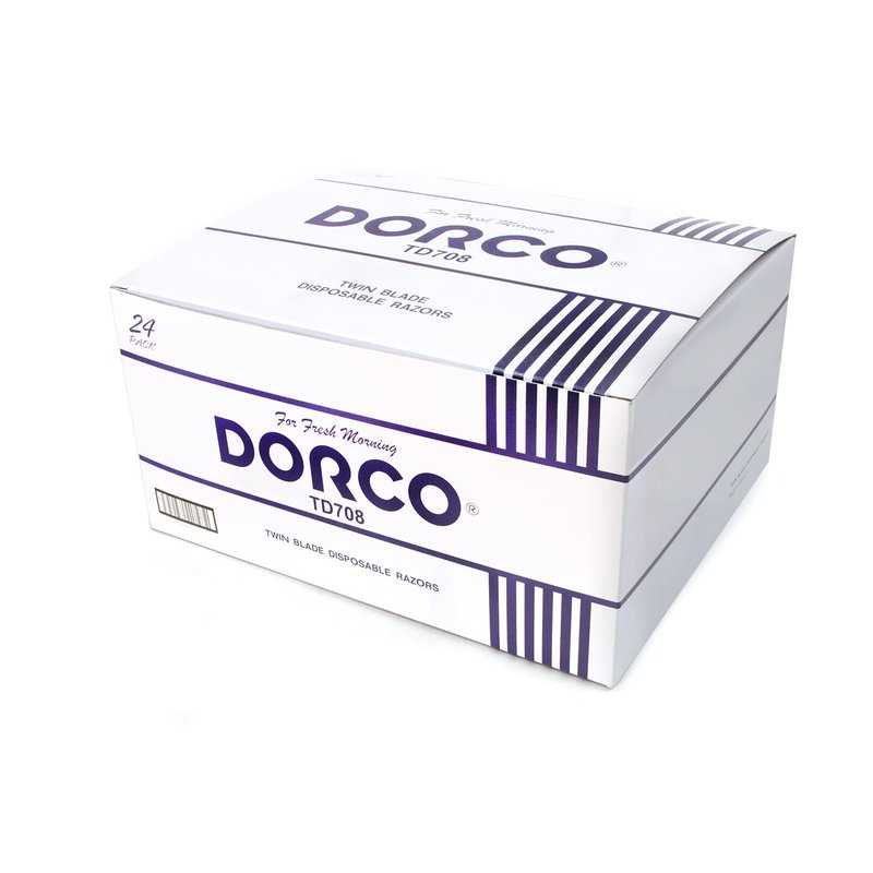 Dorco Fresh Twin Blade Disposable Razors for Men (240 Counts), Smooth & Comfortable Shave, Shaving Razors for Men, Non-Slip Handle, Ideal for Sensitive Skin & Travel