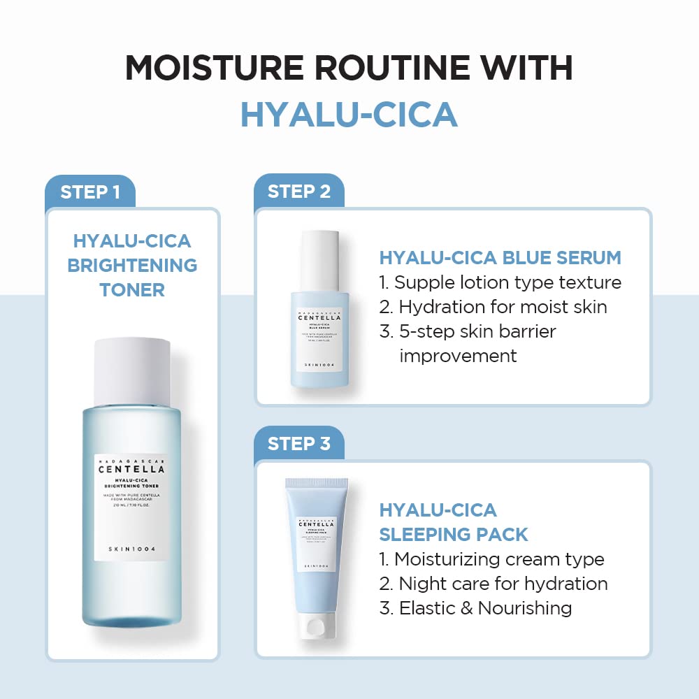 SKIN1004 Hyalu-CICA Brightening Toner 7.10 fl.oz(210ml) | Hyaluronic Acid CICA Niacinamide | Hydrating and Refreshing Multi-Care Solutions