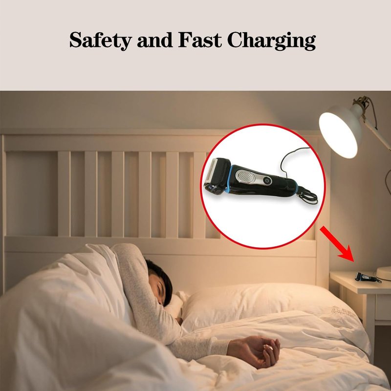 Charger Replacement for Braun Series 7 9 3 5 1 XT5 Electric Razor 3040s 340s 9385cc 370 720 760cc 790cc 720s-4 7865cc 9090cc 9330s 5018s 7020s 9095cc 3350cc-4 390cc Shaver 12V Power Supply Adapter