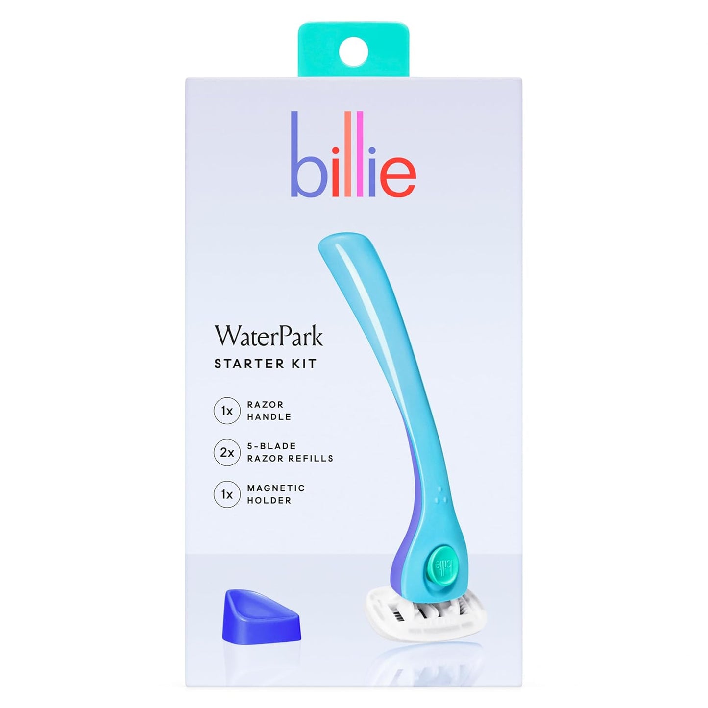 Billie Women's Razor Shave Kit - 5-Blade Razor + 2 Refills + Magnetic Holder | Sunburst Color