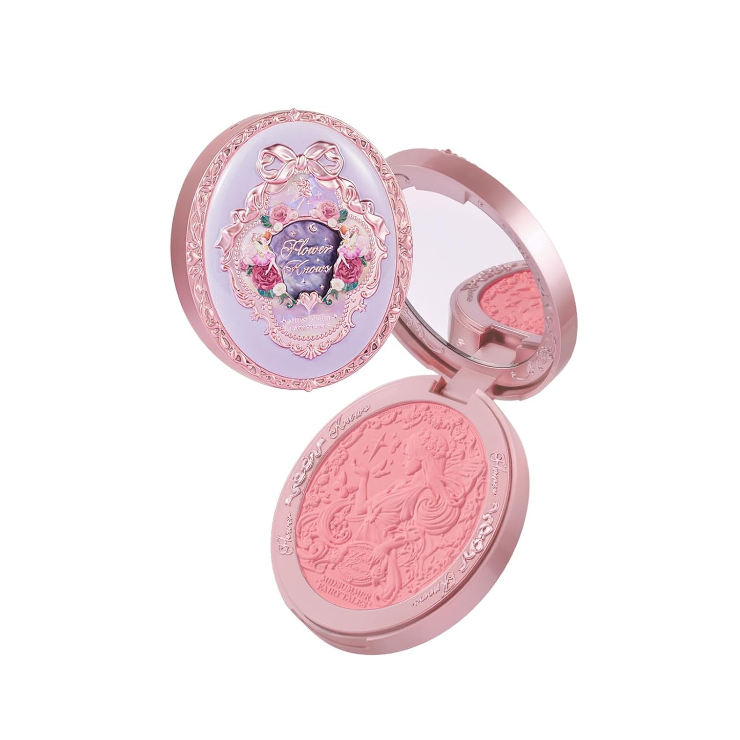 Velvet Embossed Blush - Buildable Berry Matte Powder for Cheeks | Soft Makeup for Women & Girls, 0.17 Oz