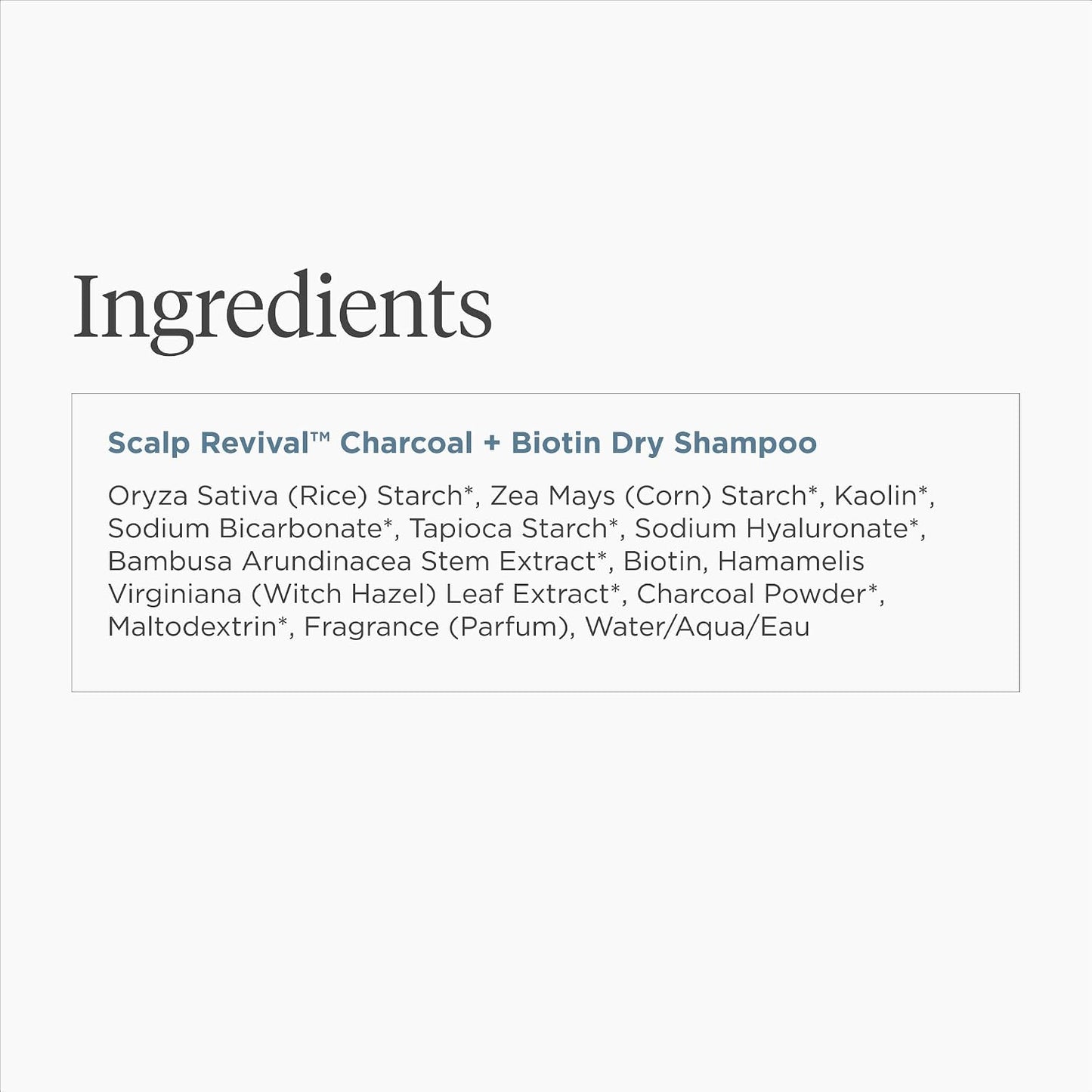 Briogeo Scalp Revival Charcoal Dry Shampoo - Detoxifying Non-Aerosol Powder for Oily Roots | Vegan, 1.7 oz.