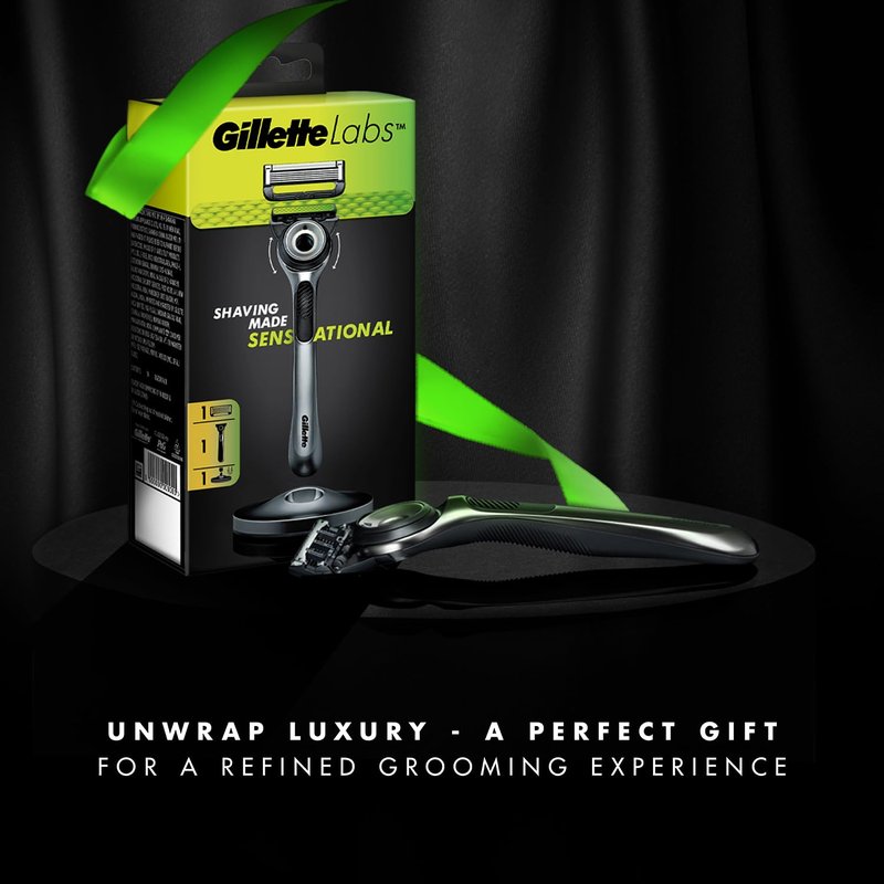 Gillette Labs Shaving Blades For Men Pack Of 4 Cartridges