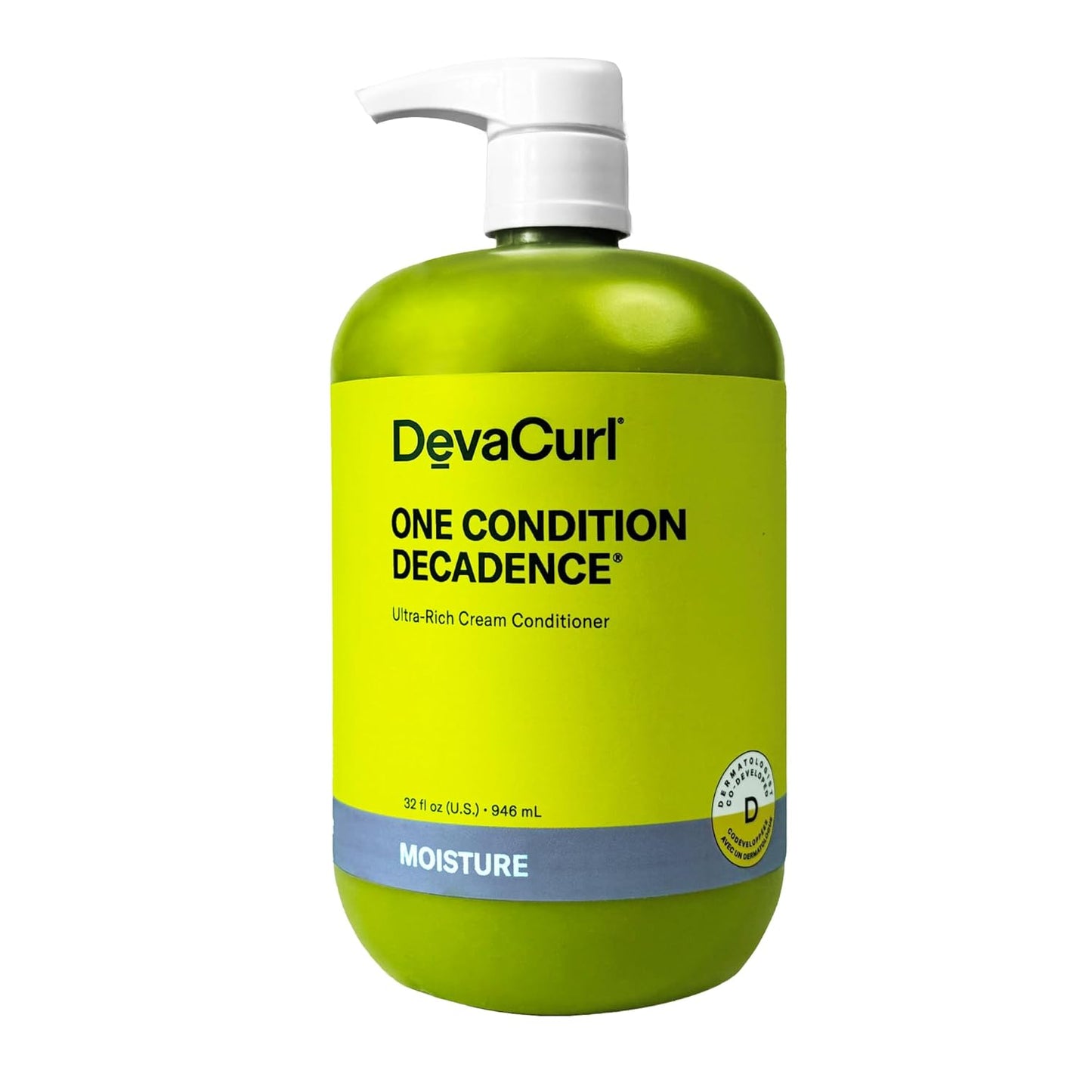 DevaCurl One Condition Decadence Cream Conditioner - Ultra-Rich Formula | Fights Tangles & Controls Frizz