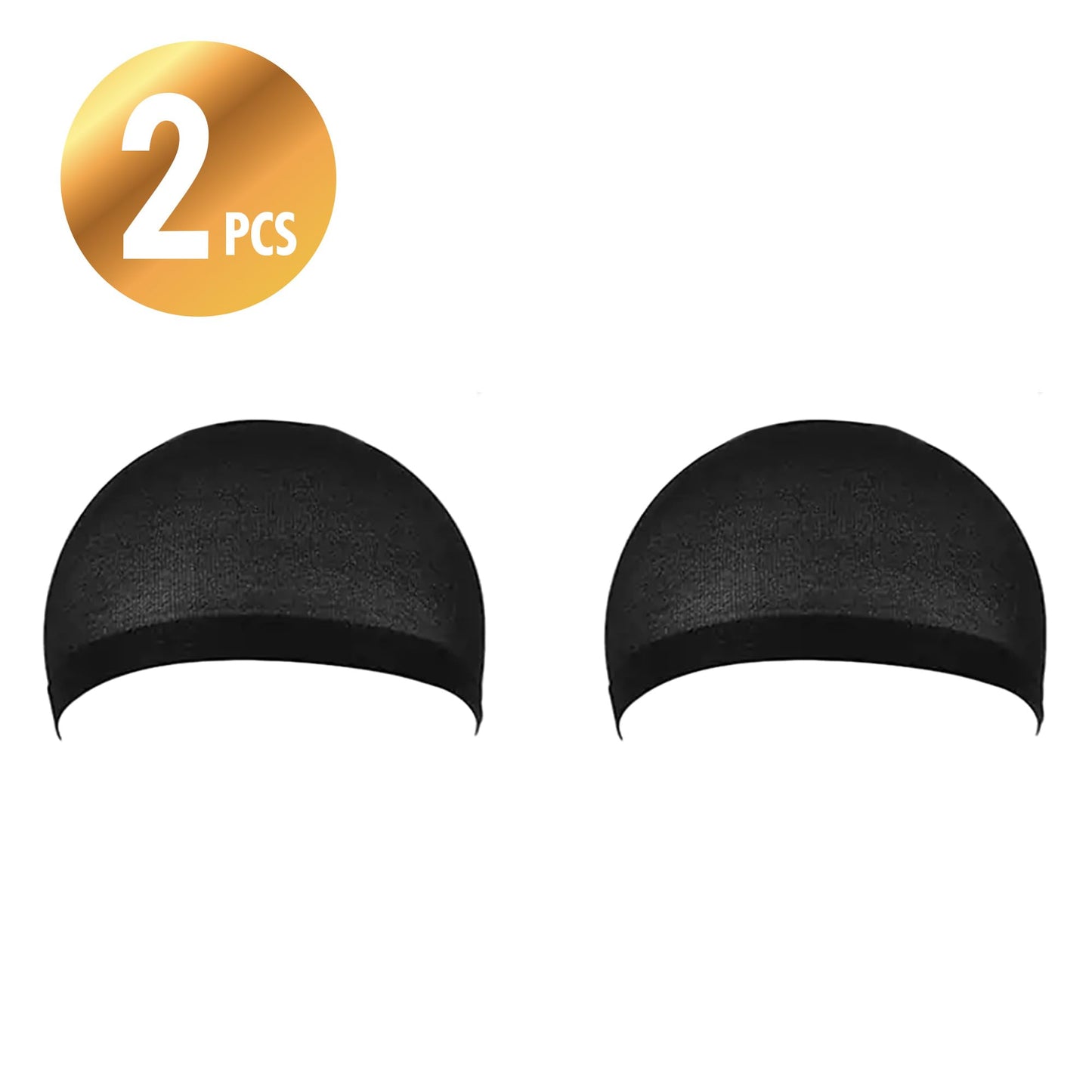 Titan Stocking Wave Cap 2PCS - Skull, Wig Cap Hair Accessories for Men and Women, Royal Blue Color
