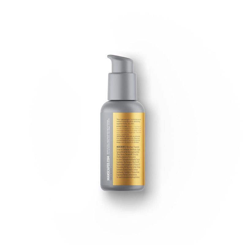 Nourishing Beard Serum - Hydrating Ceramide Complex with Argan & Castor Oils | Lightweight Conditioning, 2 oz.