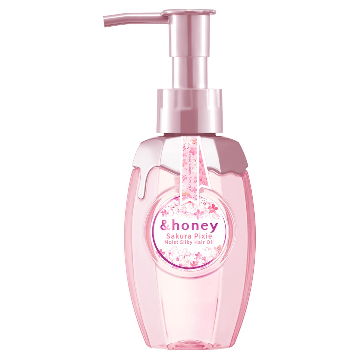 & Honey Sakura Pixie Moist Silky Hair Oil, 3.3 Fl Oz (Pack of 1), Pink