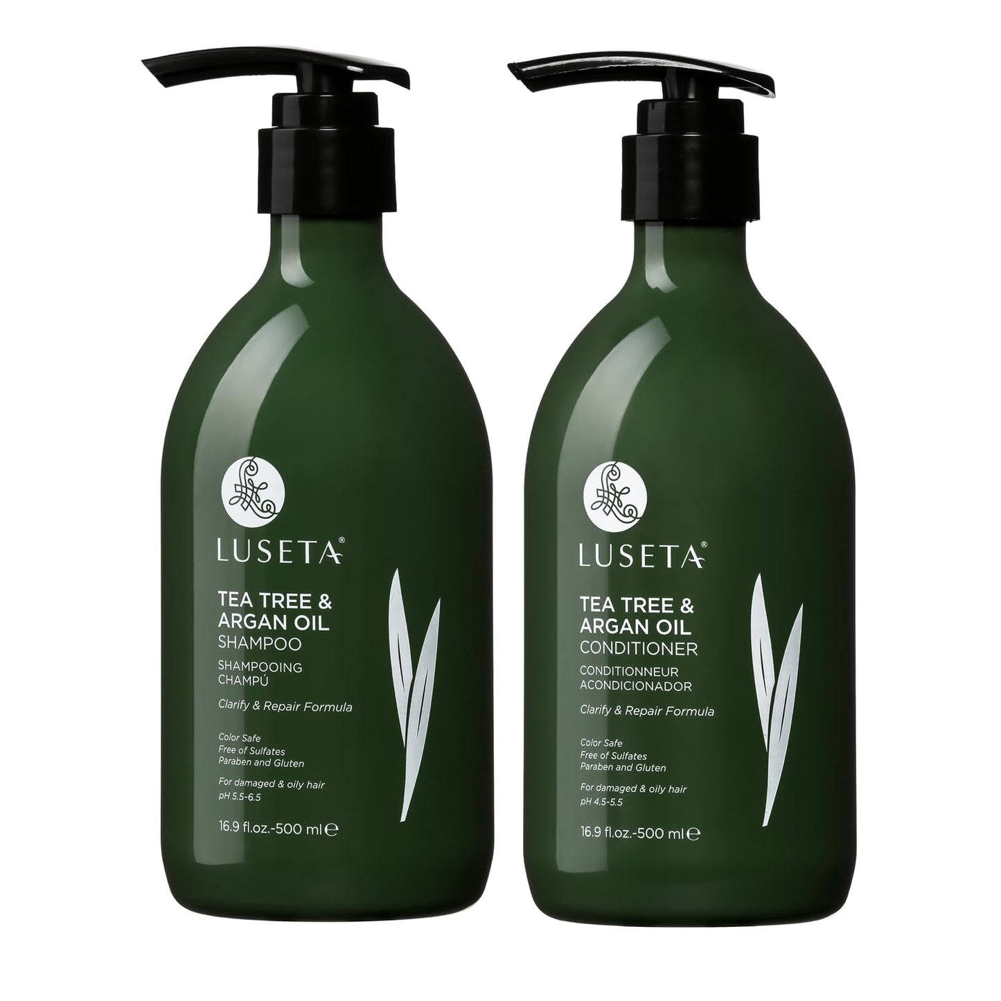 Bond Repair Shampoo & Conditioner Set for Chemically Damaged Hair - Deep Moisture & Shine | 2x16.9 oz