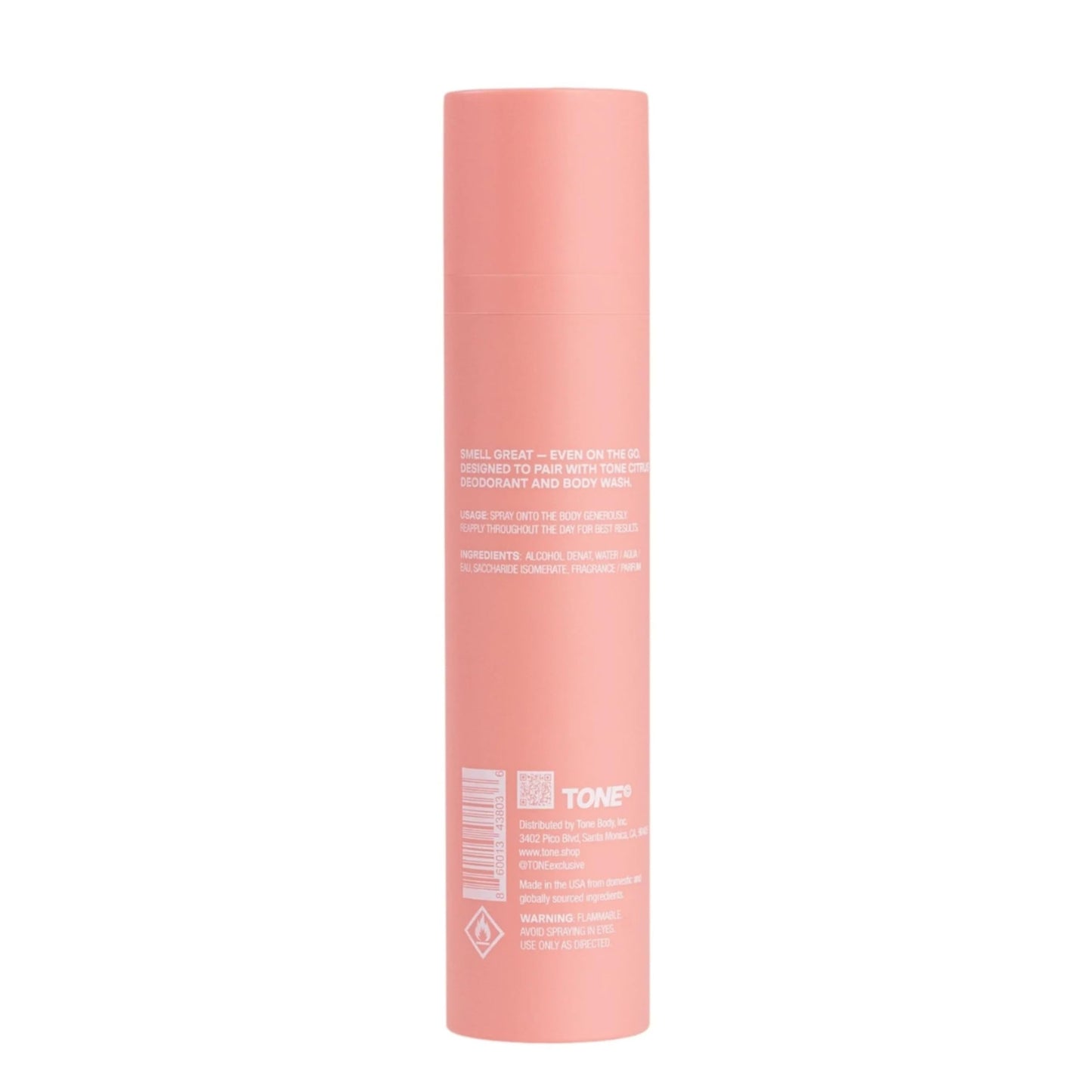 TONE Cologne & Body Mist for Men & Women | Citrus Cologne Spray | Notes of Grapefruit, Orange, and Pistachio | On The Go | Cologne and Perfume Mist, Travel Size Spray, 3.4 oz