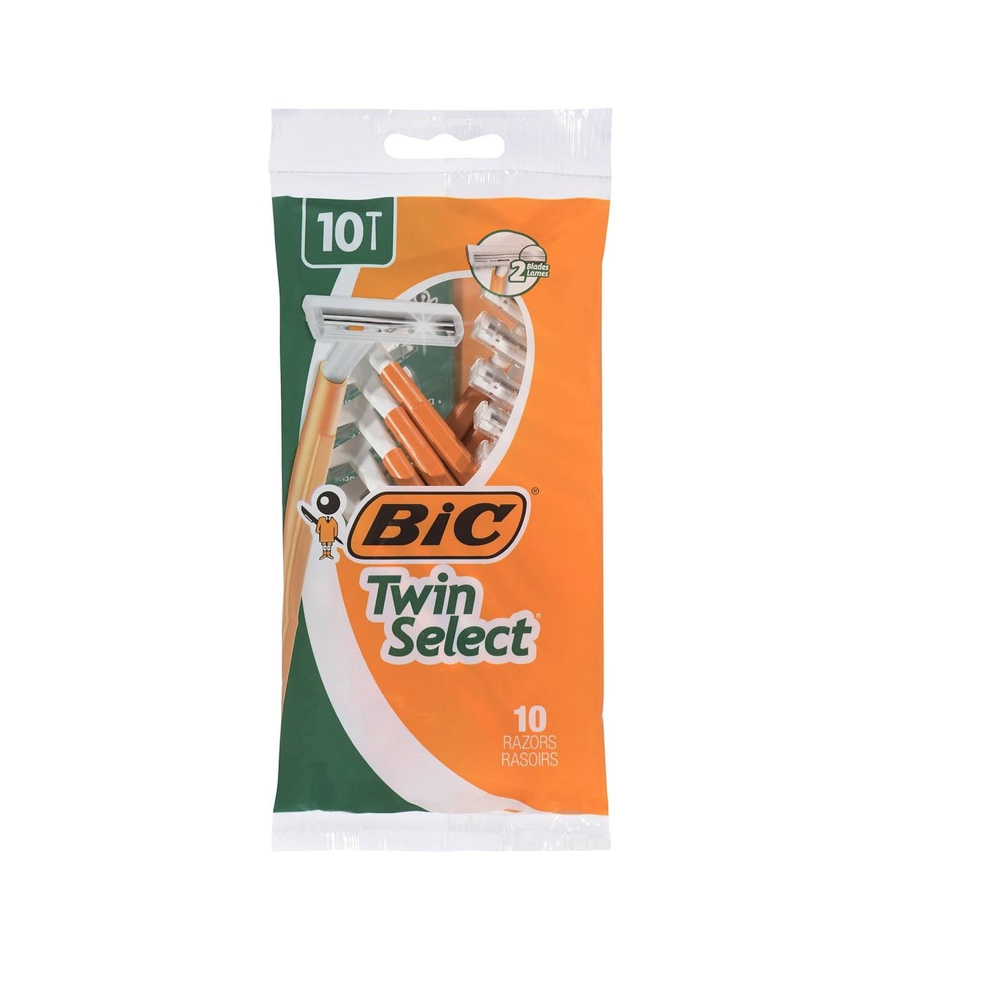 Bic Twin Select Mens Size 10ct