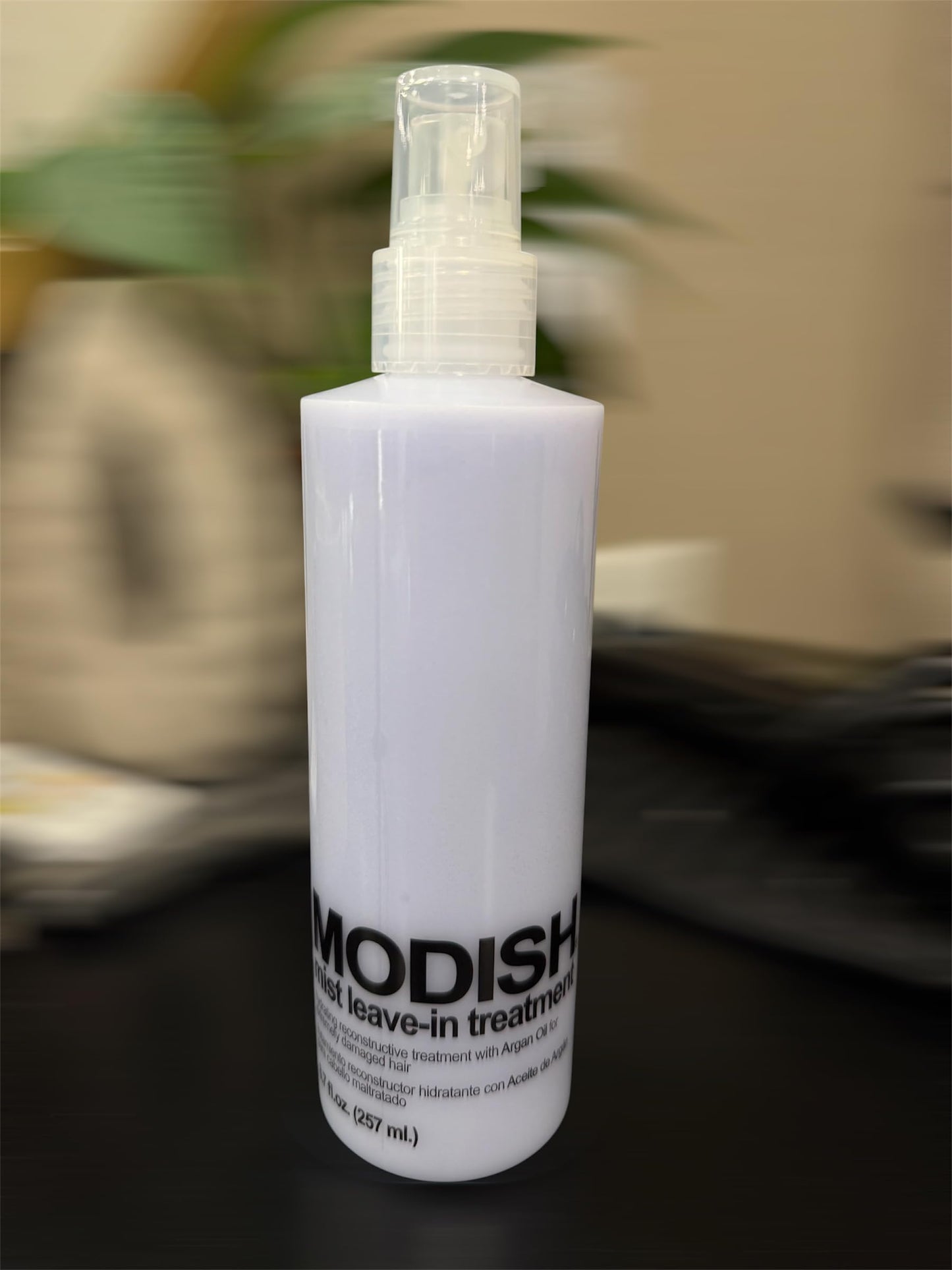 MODISH Mist Leave-In Treatment Spray with Argan Oil for Damaged Hair, 8.7 fl oz