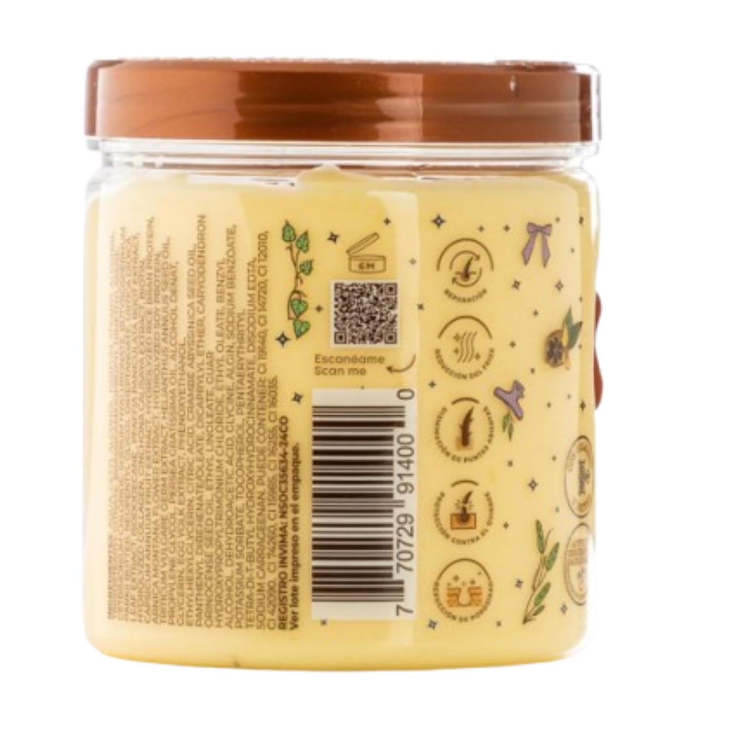 S.O.S. Botanical Bomb Mask 400 ml, Deeply repairs, reduces hair loss and accelerates growth. | Mascarilla Bomba Botanica S.O.S. 400 ml, Repara profundamente disminuye la caída y acelera el crecimiento