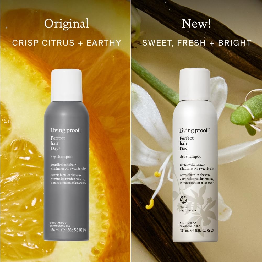 Living Proof Dry Shampoo - Perfect Hair Day, Vanilla Scent | 5.5 oz for All Hair Types
