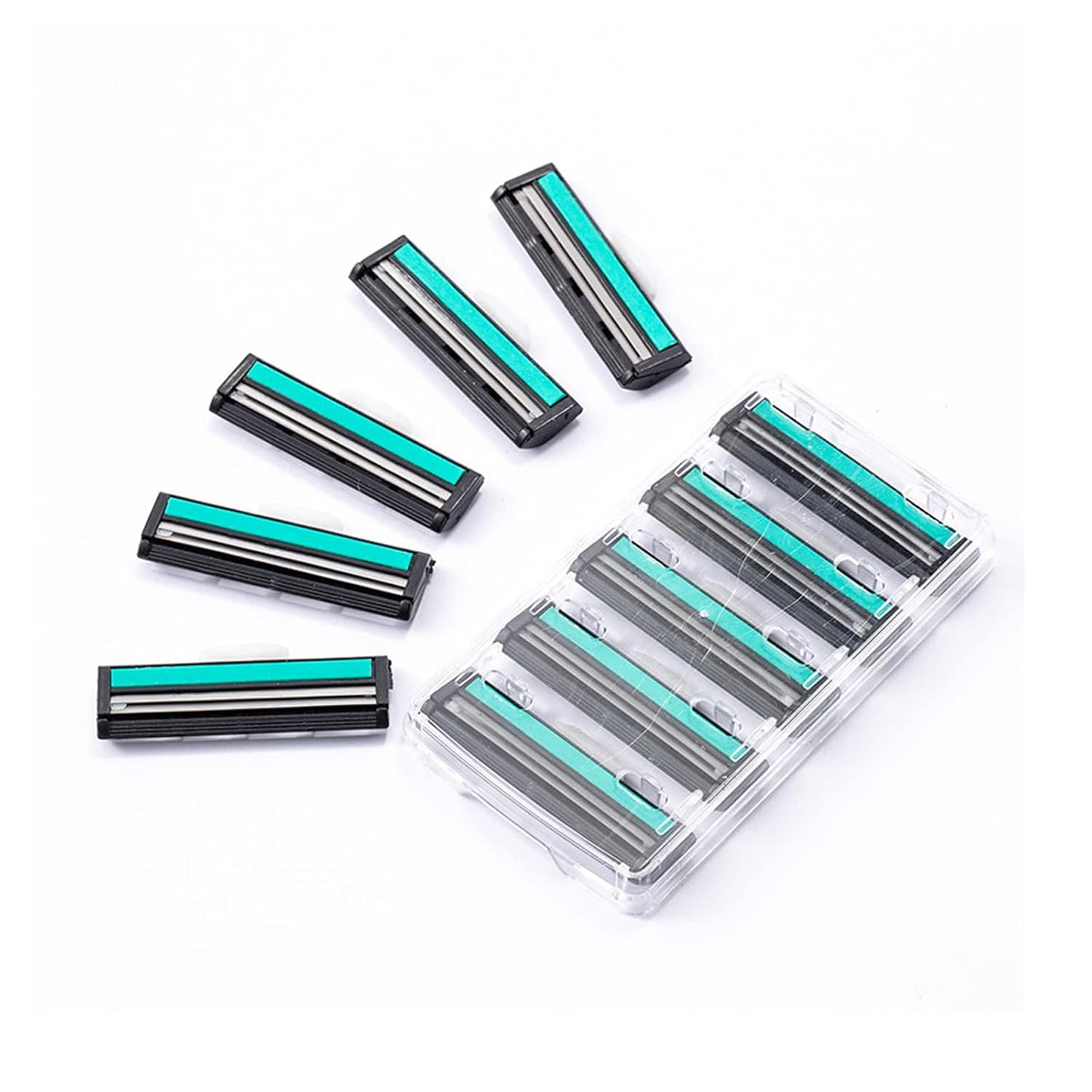 Men's Razor Blade Refills - 2-Blade Cartridges with Lubricating Strip | Compatible with Atra Handles, 120 Count for a Close Shave