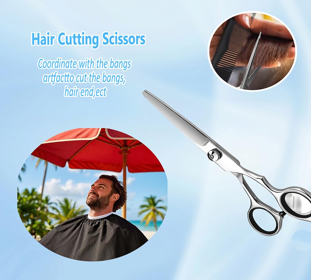 Xolaawa Professional Barber Hair Cutting Shears Salon Home Hair Cut