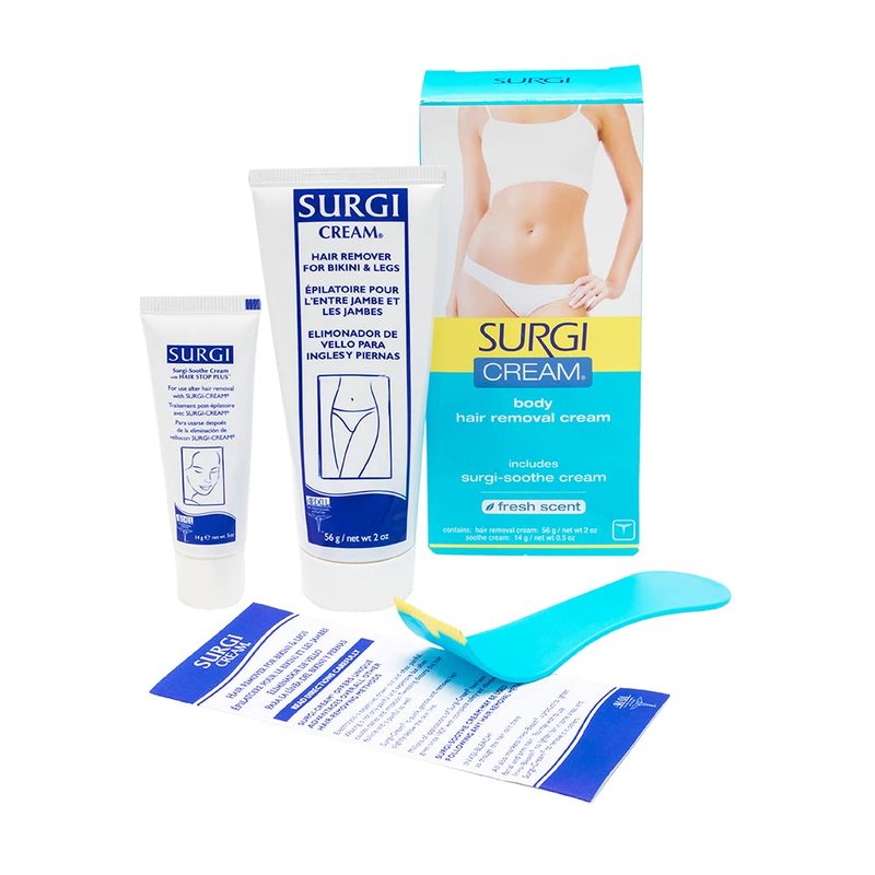 Surgiwax Body Hair Removal Cream, Hair Remover for Bikini & Legs 56g/2oz (SURGI82501)