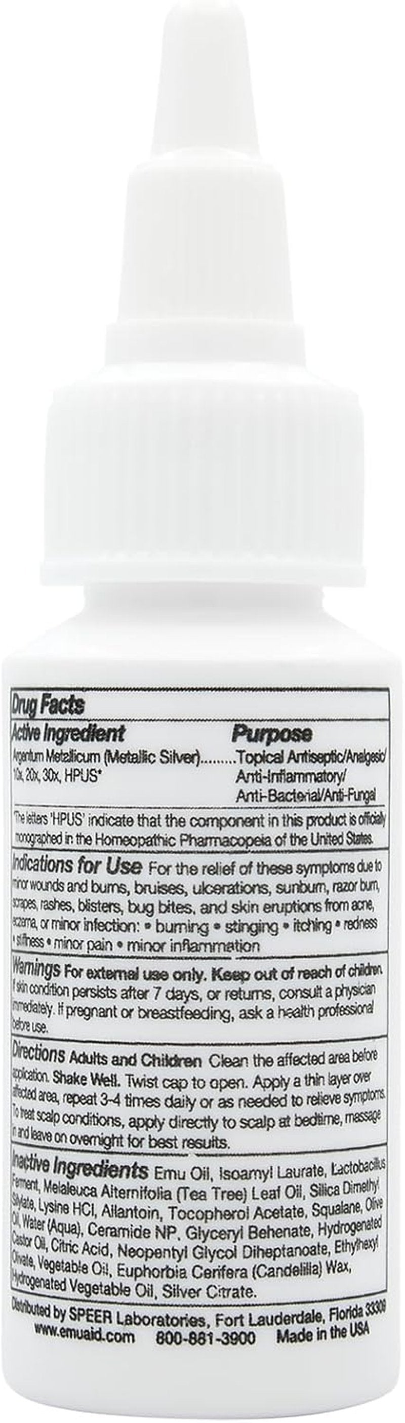 EMUAIDMAX Psoriasis Scalp Treatment Serum - Natural Relief for Dry, Itchy Scalp | 1oz