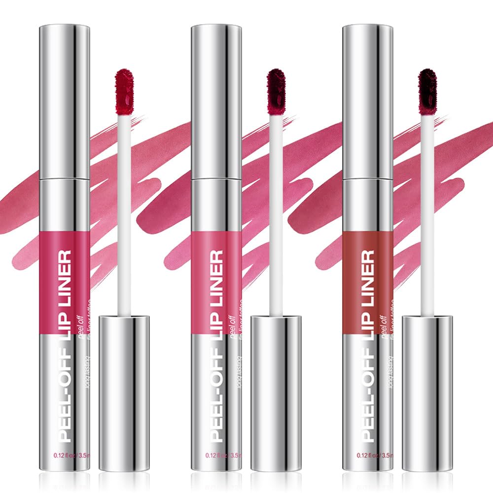 Matte Liquid Lip Gloss Stain Set - Long Lasting Waterproof Lipstick | Wine Red & Brown, 2 Pcs