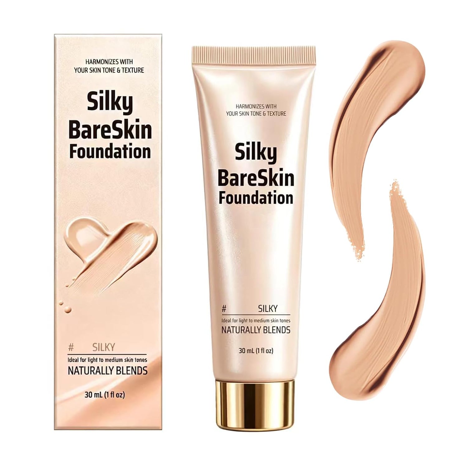 Color Changing Foundation for Women - Hydrating & Firming, Buildable Sheer to Medium Coverage | 1 fl oz (Light)