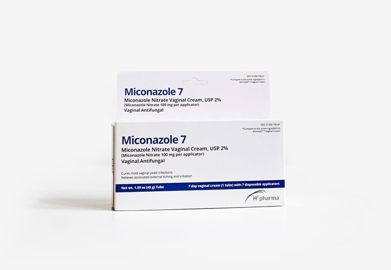 h2 pharma Miconazole 7 - Miconazole Nitrate Cream, USP 2%, 1.59 oz Tube