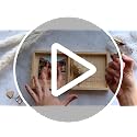 Maid of Honor Proposal Magnetic Wooden Photo Frame - 4.5 x 3.9 Inches