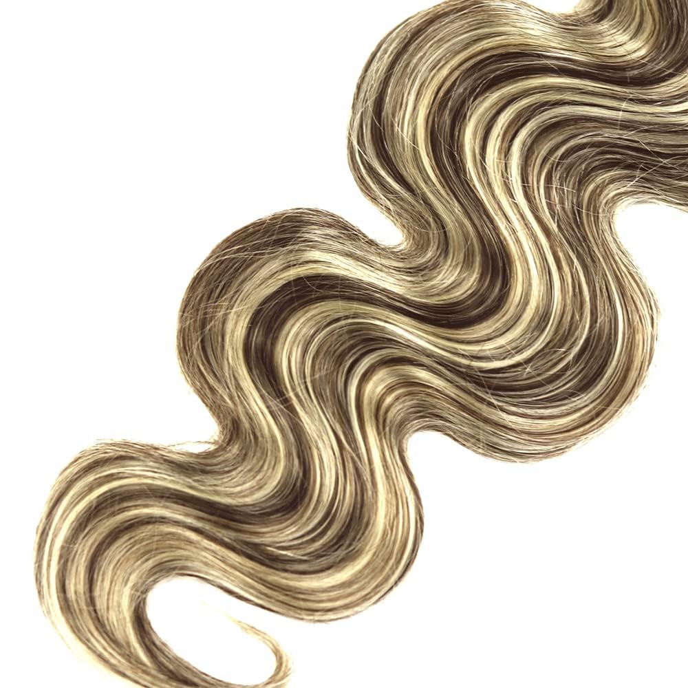P4613 Bundles Highlight Body Wave Bundle Blonde Human Hair Bundle Brazilian Virgin Hair 3 Bundles 18 20 22 Inch P4/613 Body Wave Human Hair Weave
