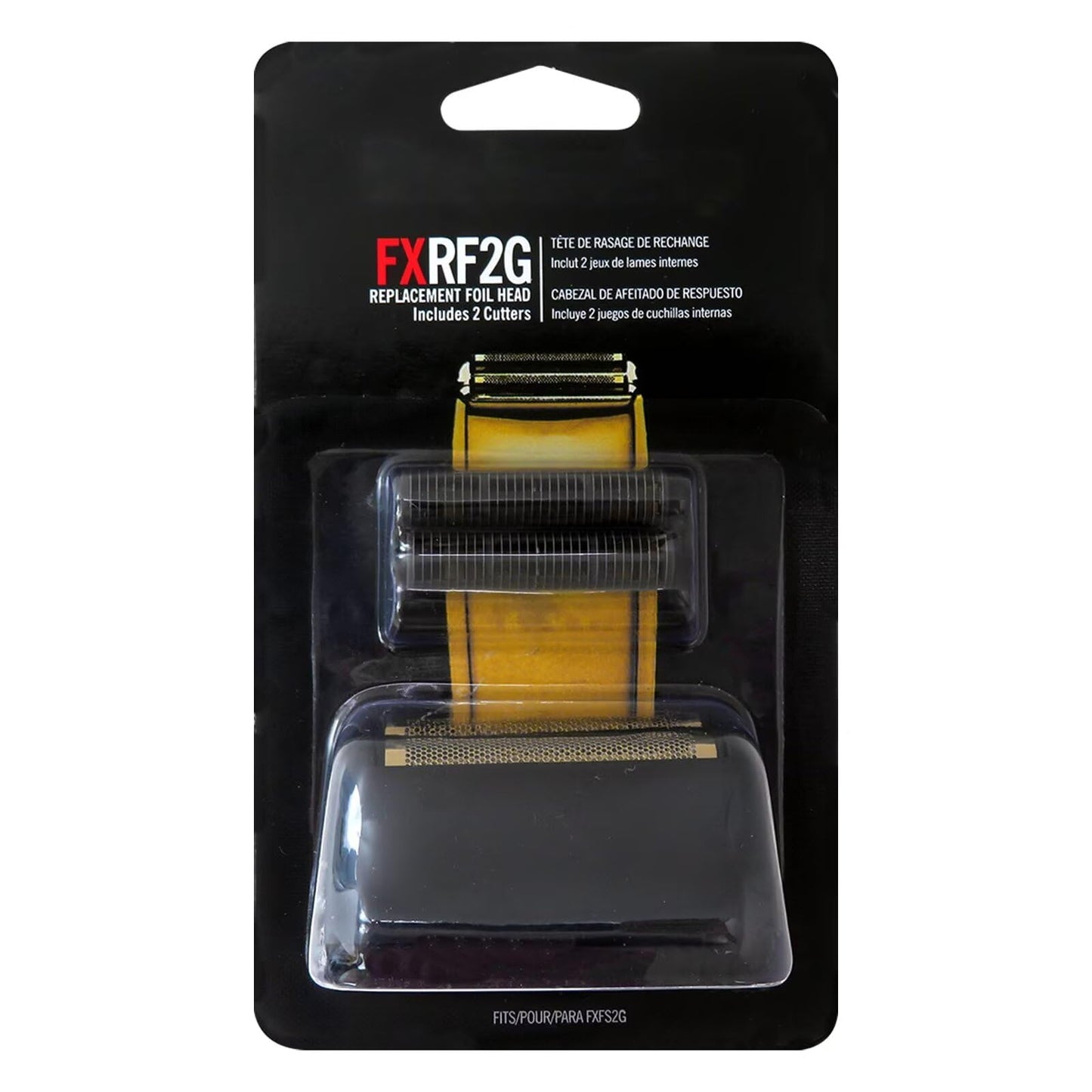 Xspeedonline Replacement Double Foil Head for FX Shavers - Matte Black