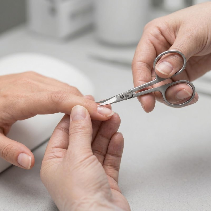 INOX Stainless Steel Tower Point Cuticle Scissors German Cuticle Remover. Made by Erbe in Solingen, Germany