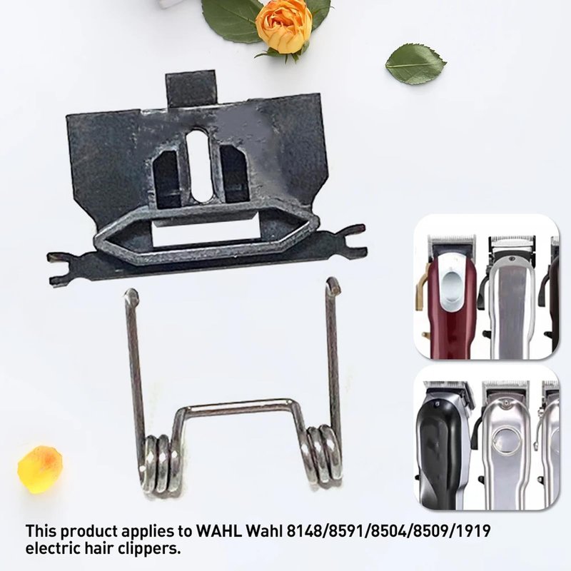 Hair Clippers Spring Tension & Cam Follower Swing Head for WAHL Magic Clip 8148/8504/8591/1919 Repair Part (Cam Follower & Double Torsion Spring)