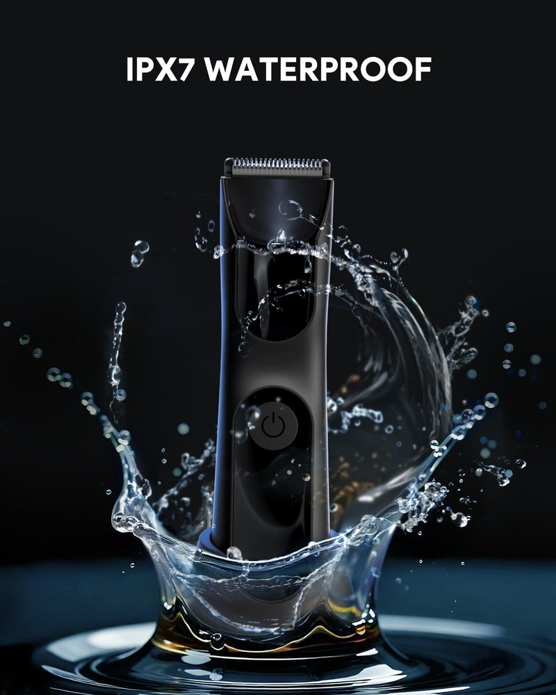 Roleader Body Hair Trimmer for Men, Manscape Pubic Hair Trimmer Balls, Body Shaver for Men Groin, IPX7 Waterproof Ball Trimmer, Electric Body Grooming, Bikini Razors Women, USB Recharge Dock
