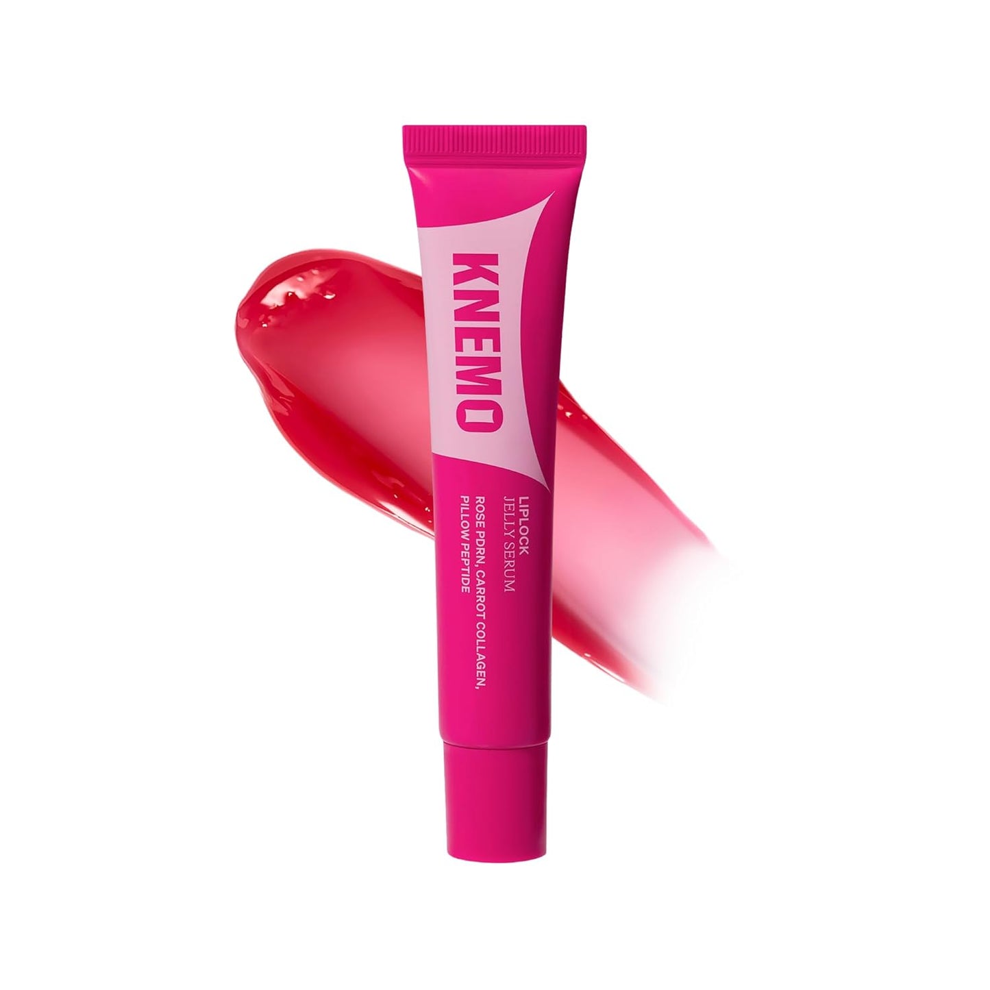 LipLock Jelly Serum for Dry Lips - Hydrating, Plumping Glossy Mask with Rose PDRN & Carrot Collagen | Crystal Clear