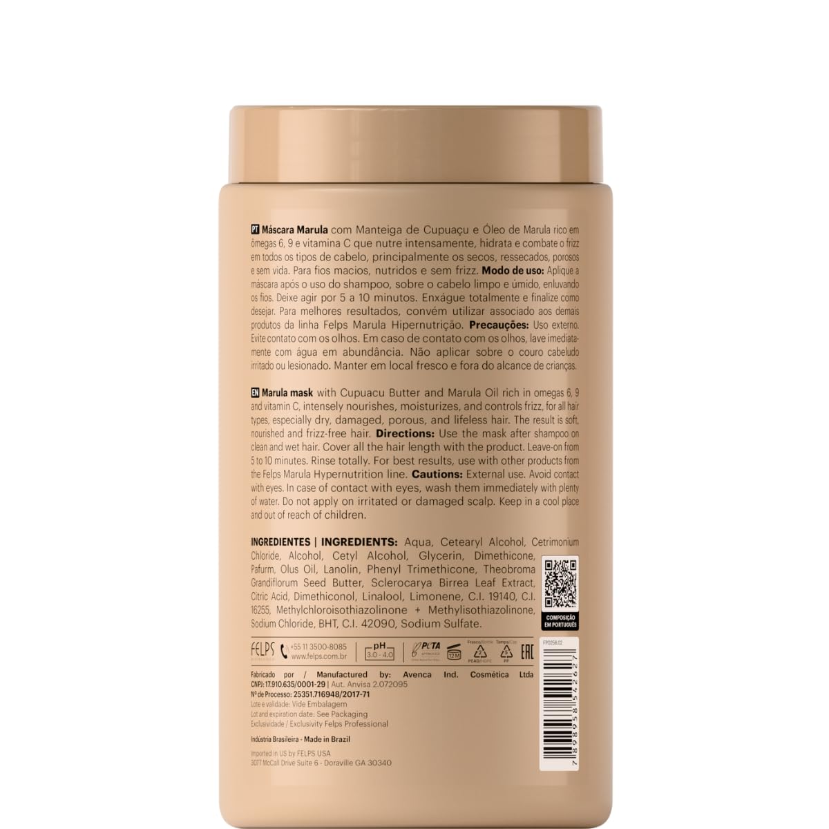 Marula Treatment Mask - Professional Hyper-Nourishing Deep Conditioning Hair Care - 1KG