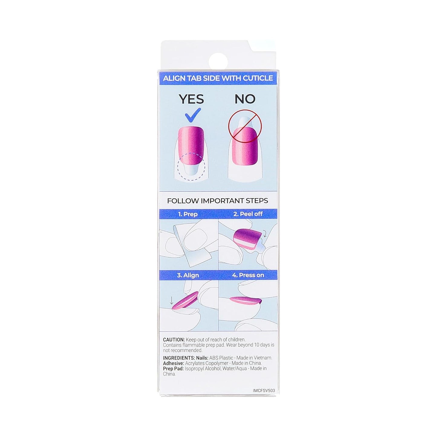 Kiss Impress No Glue Mani Press-On Nails - Diamond Drip Pink Oval | 30 Nails, Prep Pad & Accessories