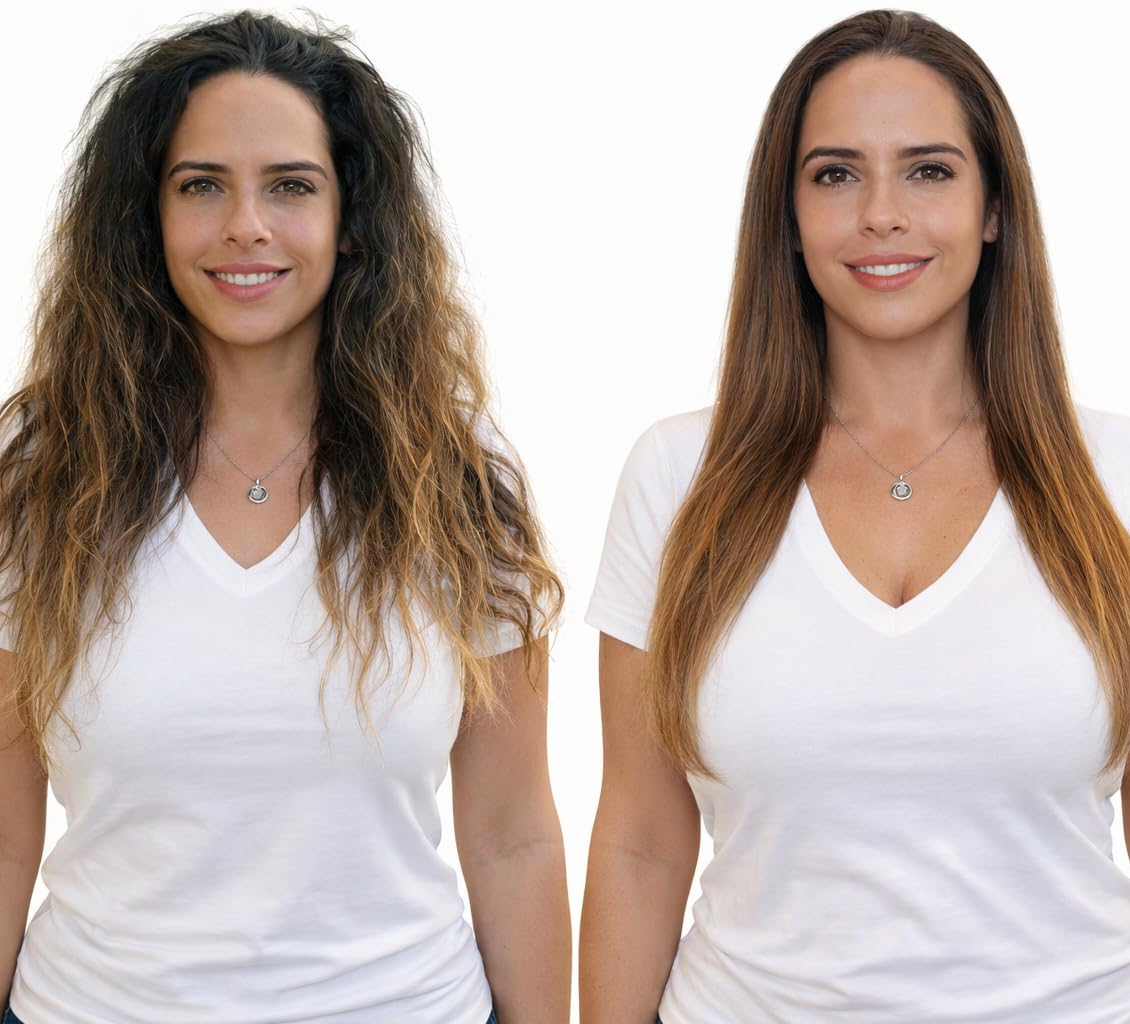 Brazilian Keratin Hair Straightening Complex (2x 120ml) - Blowout Long-Lasting Treatment with Argan Oil for Smooth, Professional Straightening Results - Keratin Research