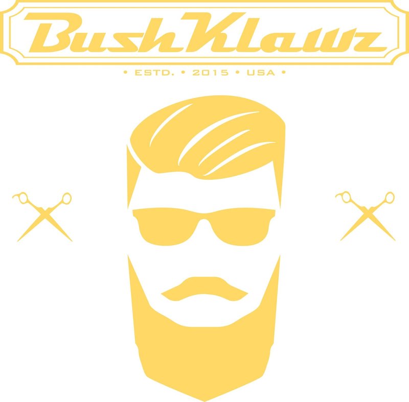 BushKlawz Beard Balm and Leave-in Conditioner, 5 Full Size 2.0 oz Balms - Urban, Lumber, Pacific, Naked Prince Fragrance Free, Premium Line, Great Gift for Christmas, Father's Day