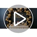 Gold Glitter Bachelorette Party Banner - Pre-Strung Decor