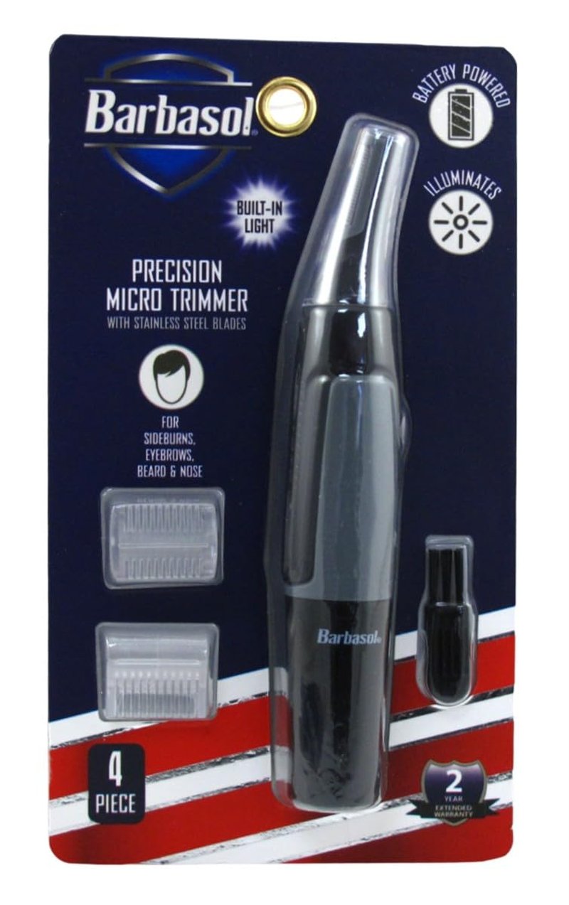 Xtreme Digital Lifestyle Accessories Battery Powered Precision Micro Trimmer with Built-in LED Light and Non-Slip Grip