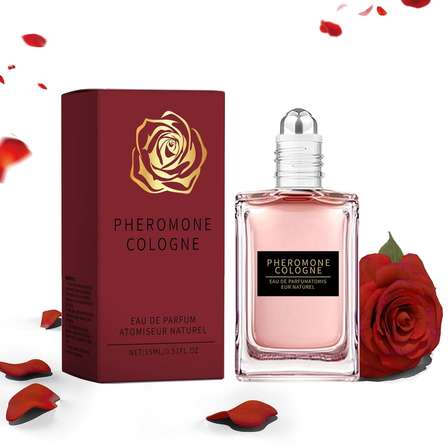 Pheromone Perfume for Women - Long-Lasting Roll-On Fragrance | Original Strong Scent for Travel