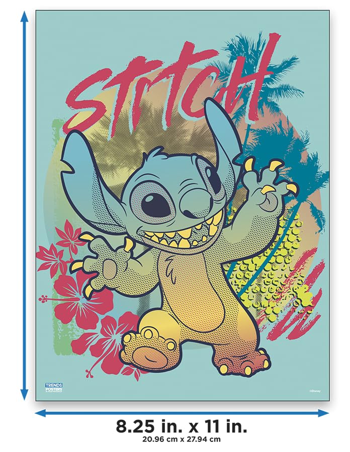 Disney Lilo and Stitch Poster Book - 12 Vibrant Posters